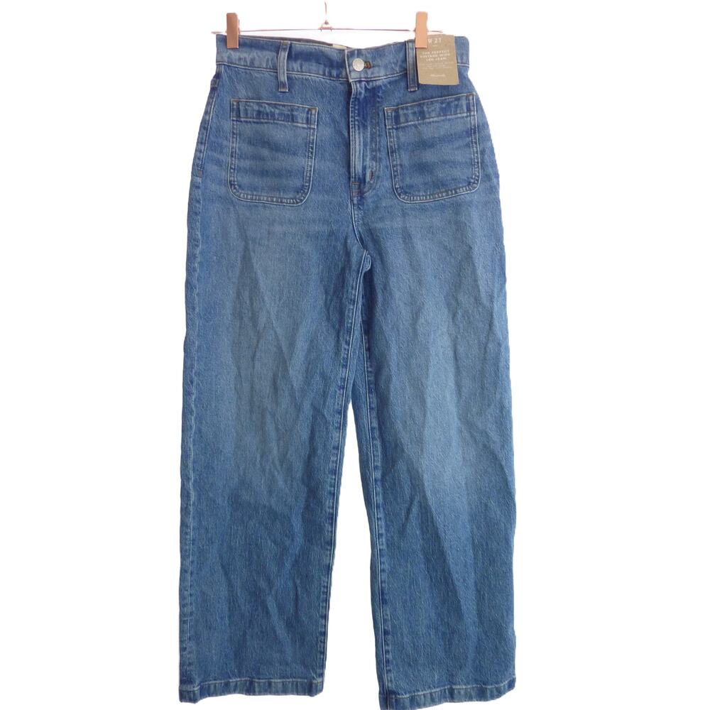 Madewell Perfect Vintage Wide-Leg Full Length Jeans sz 27